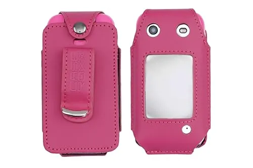 caseroxx per HMD 2660 Flip custodia rosa vera pelle finestra