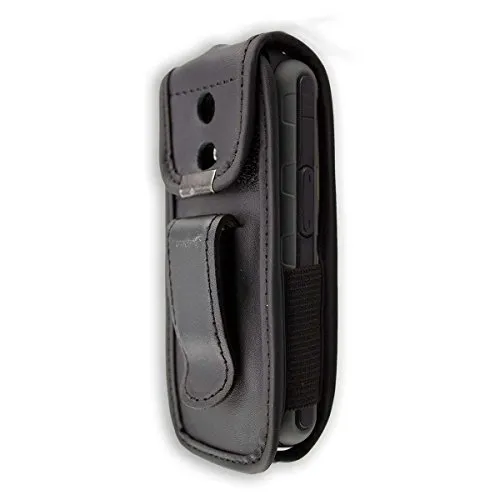 caseroxx custodia con clip Samsung B2700 nero vera pelle