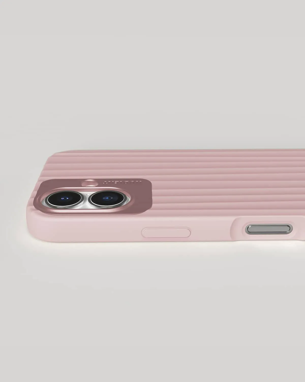 Nudient Bold Case iPhone 16 cover Dusk Pink MagSafe