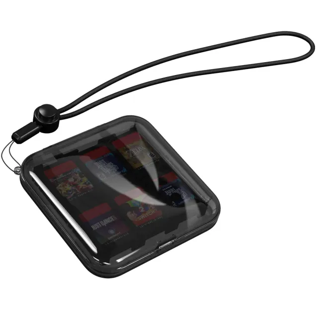 MoKo Custodia Giochi Switch OLED 12 Slot Trasparente