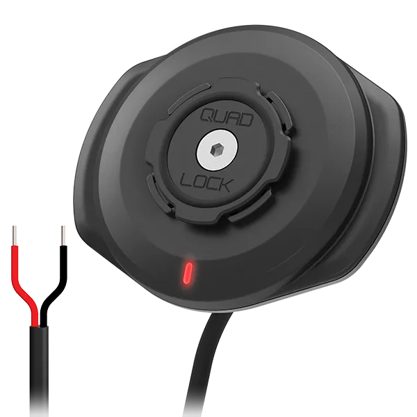 Quad Lock Moto Testa caricabatterie wireless USB impermeabile