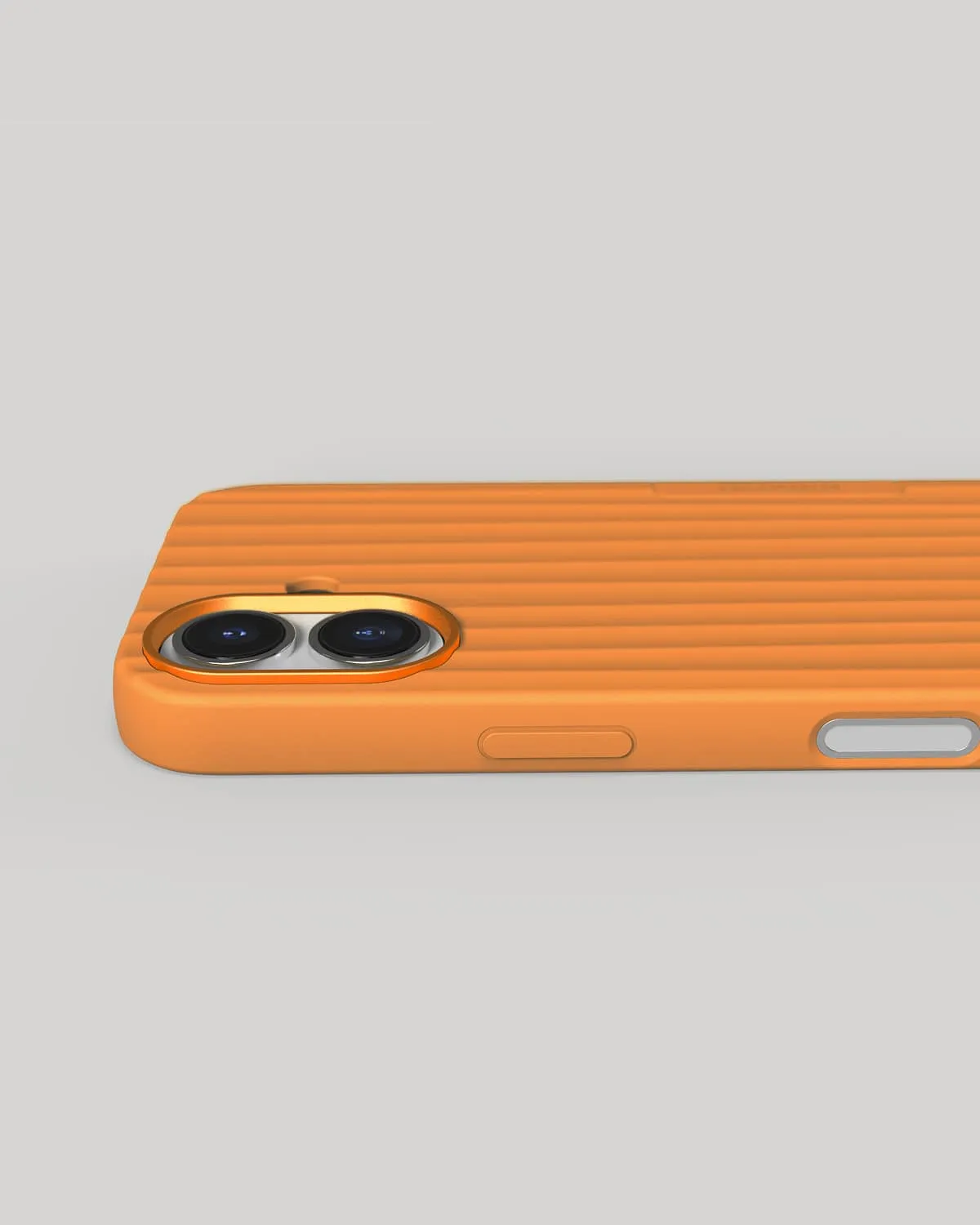 Nudient Bold Case cover iPhone 17 Magma Orange MagSafe
