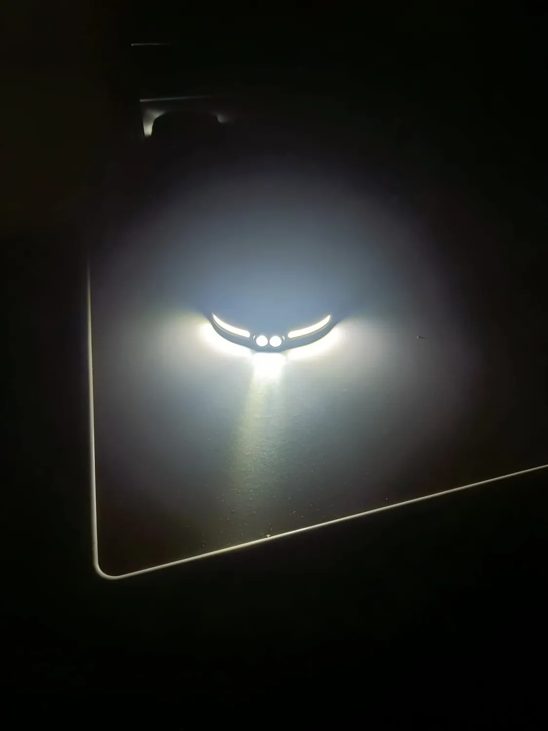 MoKo lampada frontale ricaricabile 2 pezzi nero 750 lumen
