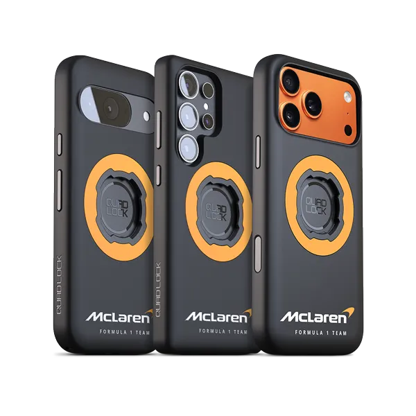 Quad Lock MAG McLaren 2026 custodia iPhone 17 Pro Max antiurto