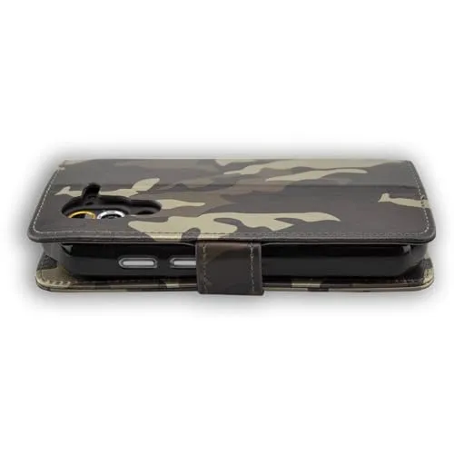 caseroxx Bookstyle custodia portafoglio Cat S60 mimetica
