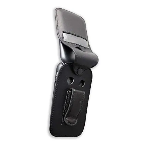 caseroxx Custodia Pelle Doro 6050/6051 Nera Clip Cintura