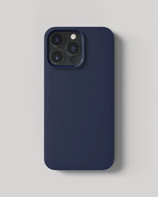 Nudient Thin Case iPhone 14 Pro Max cover Ocean Blue MagSafe