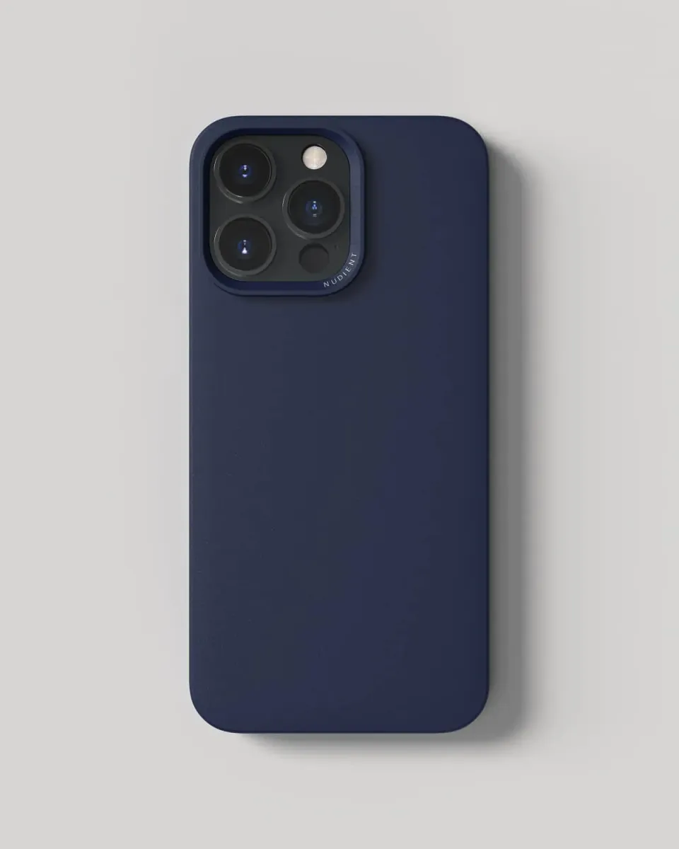 Nudient Thin Case iPhone 14 Pro Max cover Ocean Blue MagSafe