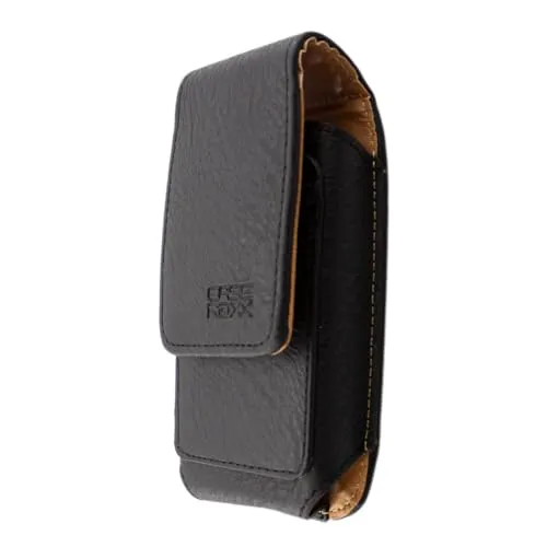 caseroxx Outdoor fondina Crosscall Spider-X5 nero pelle