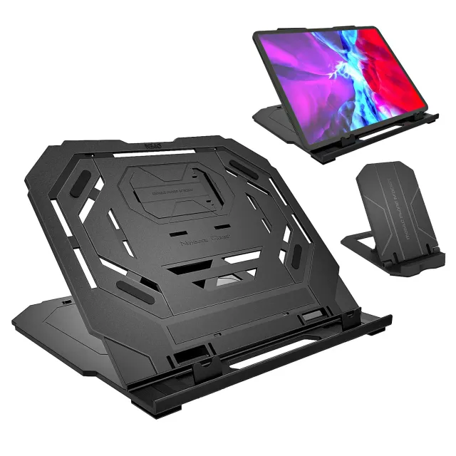 MoKo Supporto Tablet 12-17 Pollici da Scrivania nero regolabile