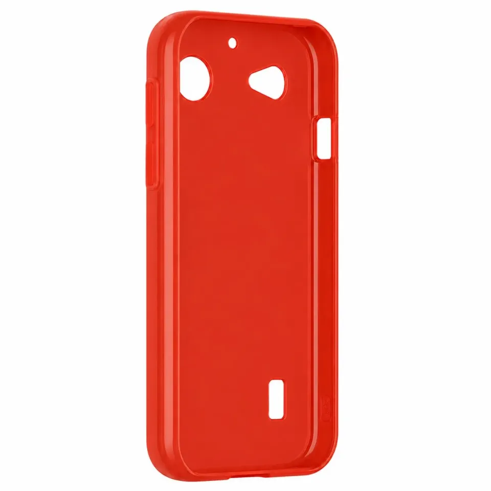 caseroxx Leva L10/L11/E10/X10 cover TPU rosso antiurto