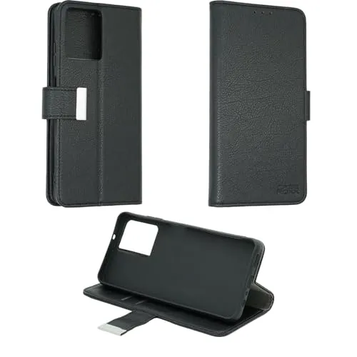 caseroxx Bookstyle custodia libro Fusion X1 nera portacarte