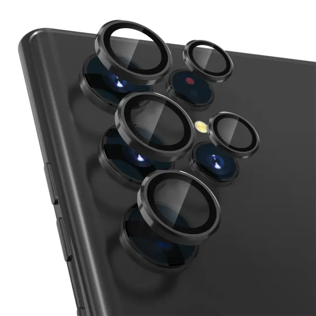 CloudValley Galaxy S22 Ultra vetro fotocamera nero 5pz