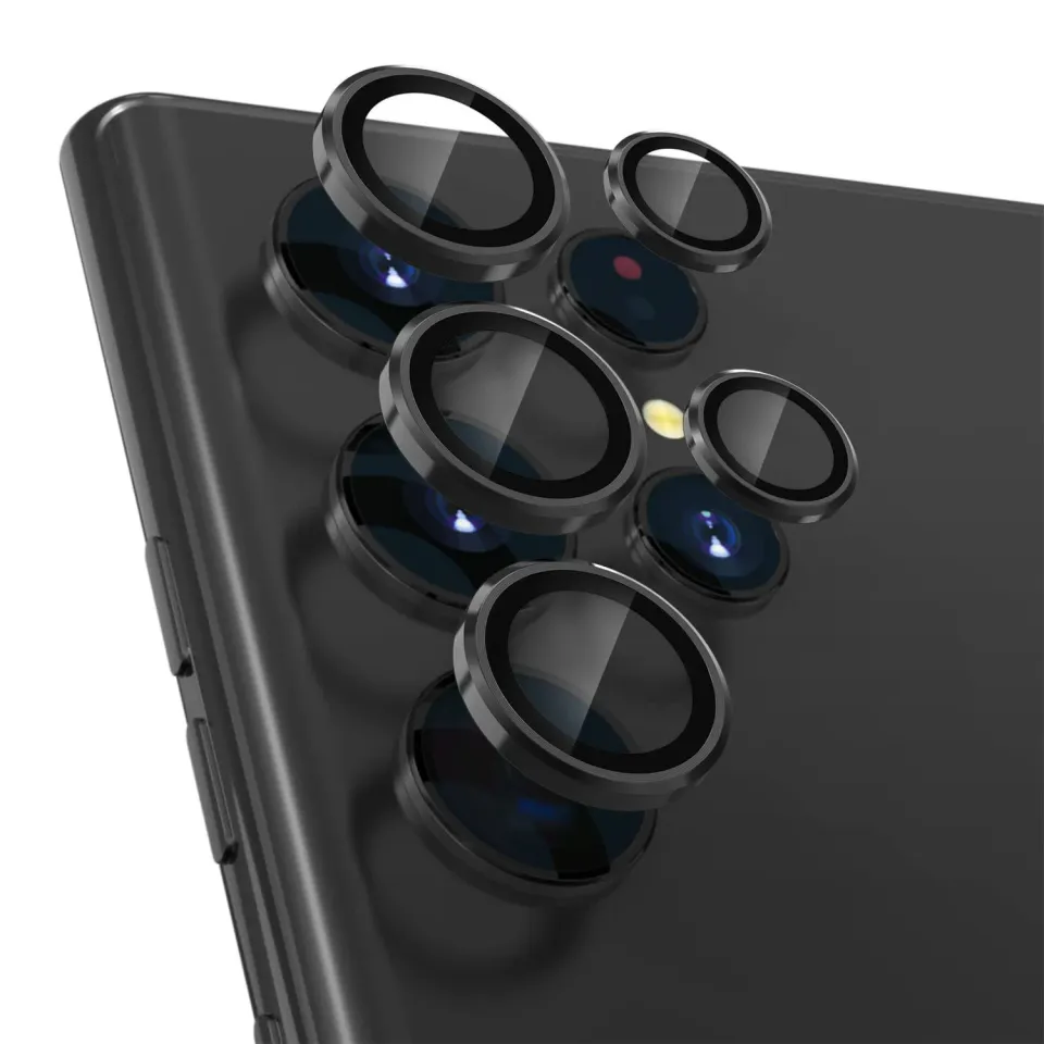 CloudValley Galaxy S22 Ultra vetro fotocamera nero 5pz