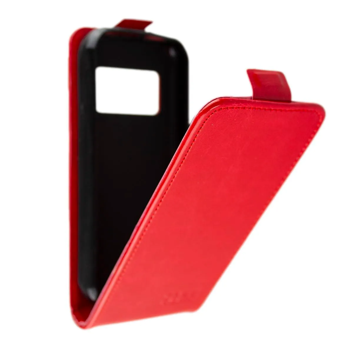 caseroxx Flip Cover Nokia 800 Tough rossa pelle
