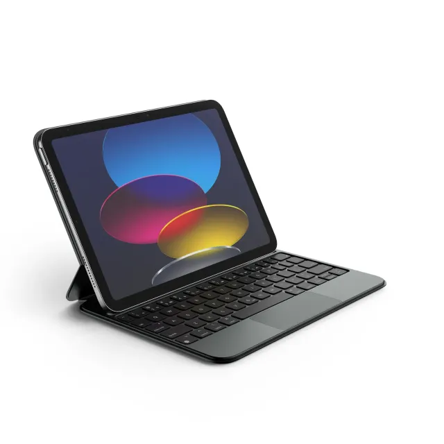 Dexnor iPad 11 Gen 10.9 custodia tastiera nera retroilluminata
