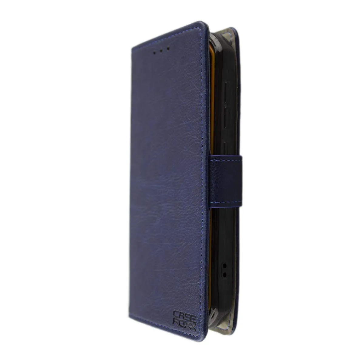caseroxx Bookstyle Armor X7 custodia portafoglio azzurra