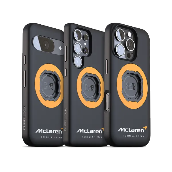 Quad Lock MAG McLaren 2026 custodia iPhone 17 Pro Max antiurto