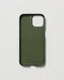 Nudient Thin Case cover iPhone 15 Ink Black Pine Green 2 pezzi
