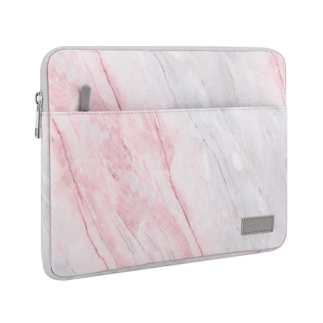 MoKo Custodia Tablet 9-11 Pollici Marmo Rosa Grigio Doppia Tasca