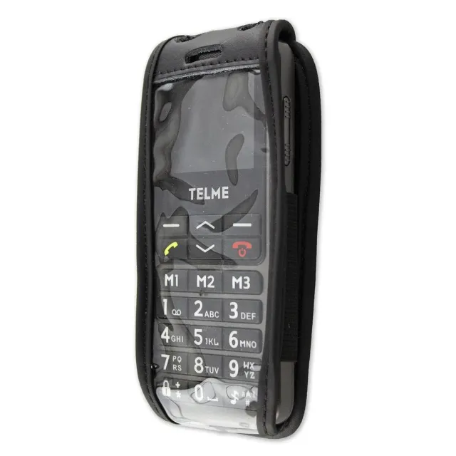 caseroxx Borsello Telme C150 C151 vera pelle nero