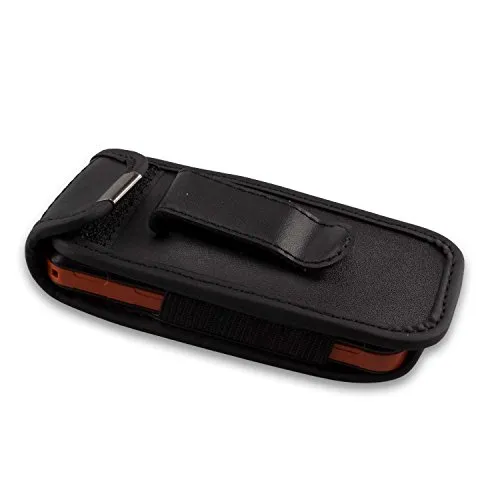 caseroxx Samsung E1130 Borsello pelle nero con clip cintura