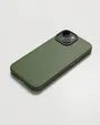 Nudient Thin Case cover iPhone 15 Ink Black Pine Green 2 pezzi