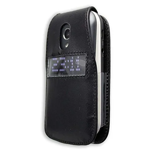 caseroxx Custodia Pelle Doro 6050/6051 Nera Clip Cintura
