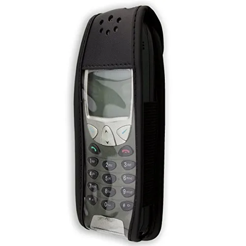 caseroxx Borsa Nokia 6210 6310 6310i Pelle Nero Clip