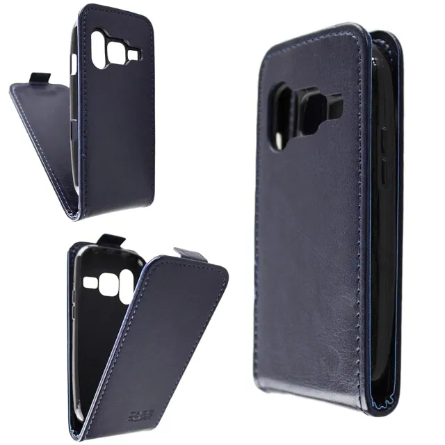 caseroxx Doro Primo 218/368 flip cover azzurra pelle