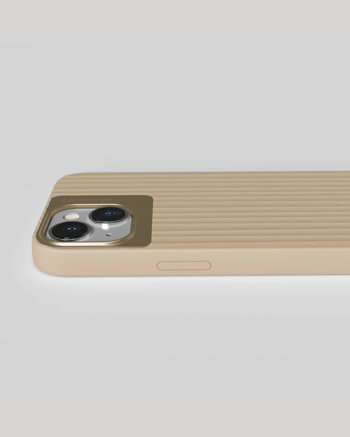 Nudient Bold Case iPhone 14 cover Wool Beige antishock
