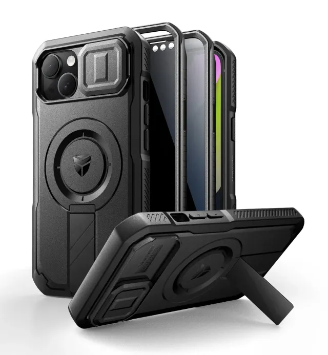 Dexnor Cover iPhone 13 Nera Privacy Coprilente MagSafe