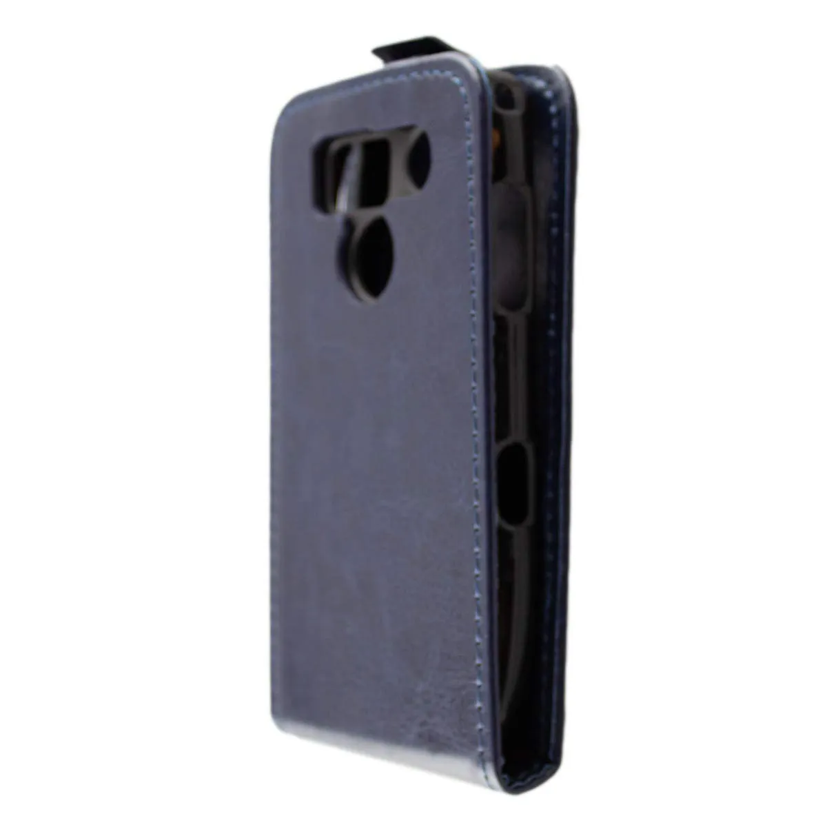 caseroxx Artfone C1 C1+ flip cover pelle azzurra magnete