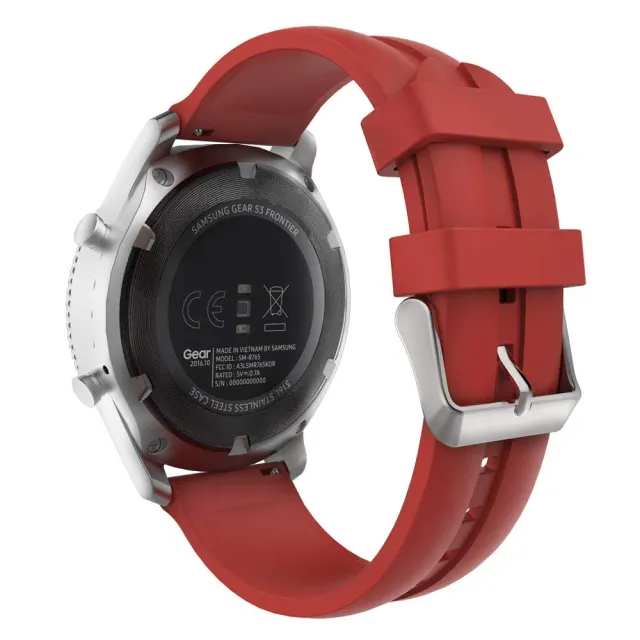 MoKo Cinturino Silicone 22mm Rosso Scuro Galaxy Watch