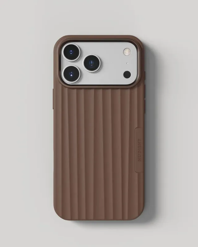 Nudient Bold Case cover iPhone 17 Pro Max marrone MagSafe