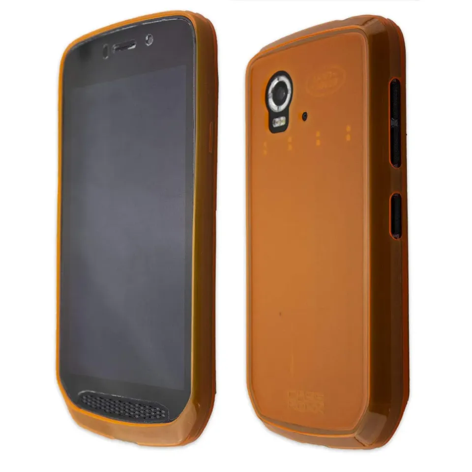 caseroxx TPU Land Rover Explore cover arancio antiurto