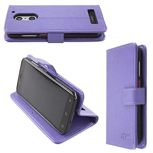 caseroxx Bookstyle PEAQ PSP 400 custodia lilla portafoglio