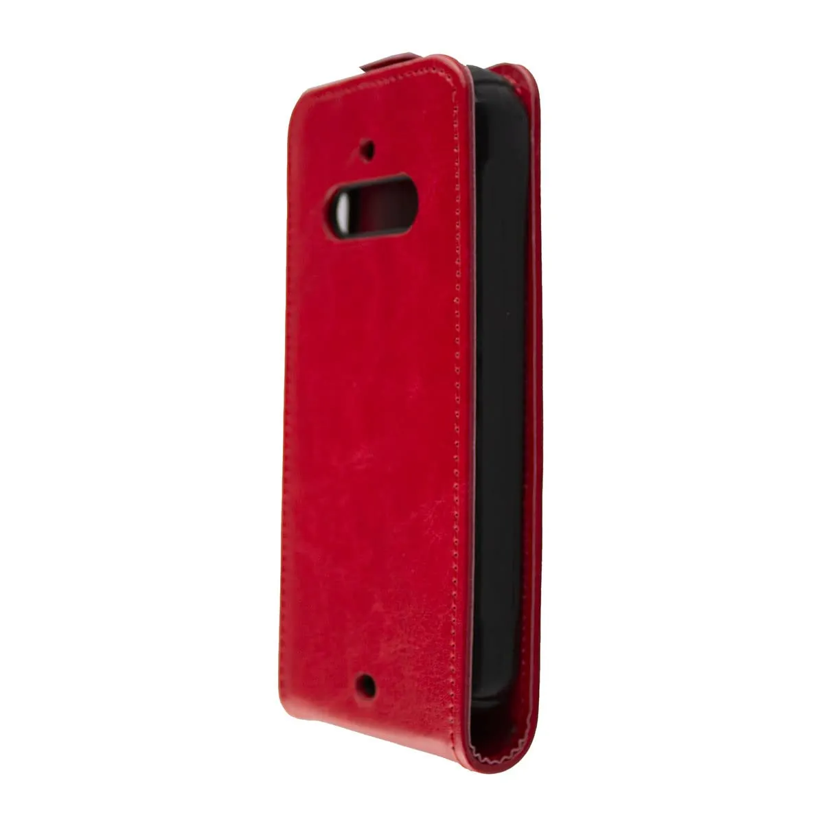 caseroxx Flip Cover Cat B40 custodia rossa magnetica