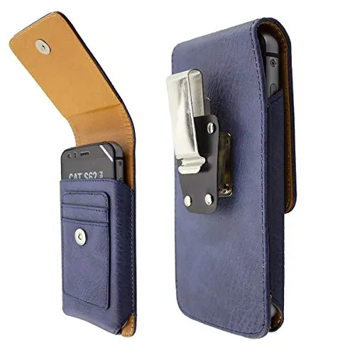caseroxx Cat S62 S62 Pro custodia outdoor azzurra con clip