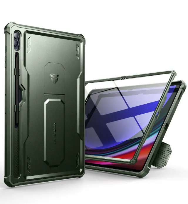 Dexnor Galaxy Tab S9 Ultra custodia rugged verde antishock
