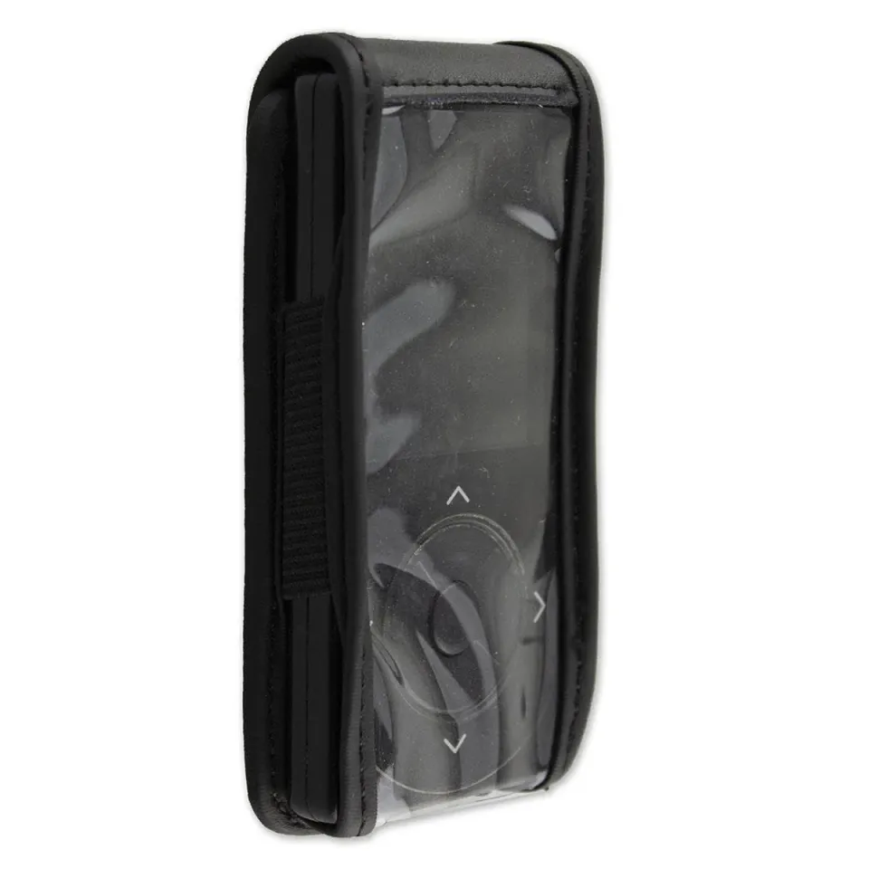caseroxx Dexcom G4 G5 custodia pelle nero clip cintura