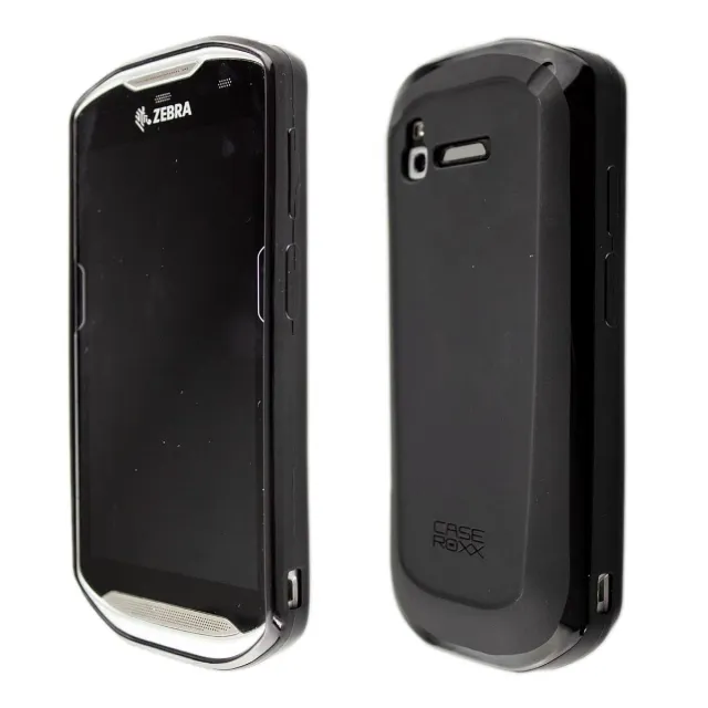 caseroxx Zebra TC52x TC57x custodia protettiva nera TPU