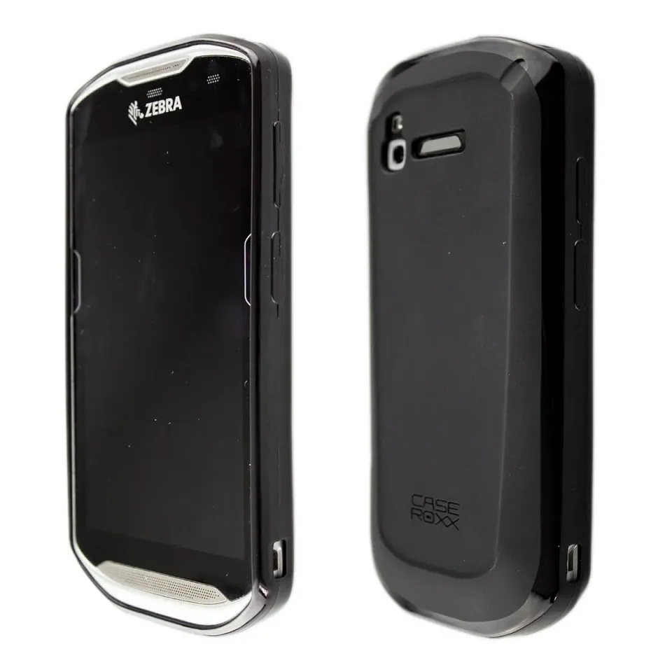 caseroxx Zebra TC52x TC57x custodia protettiva nera TPU
