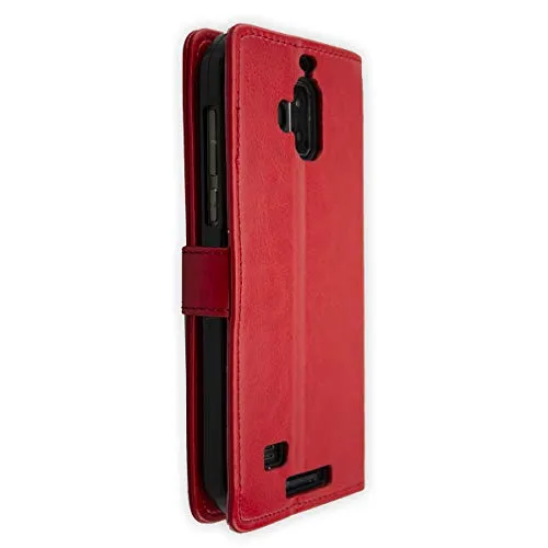 caseroxx Bookstyle Blackview BV9600 custodia portafoglio rossa